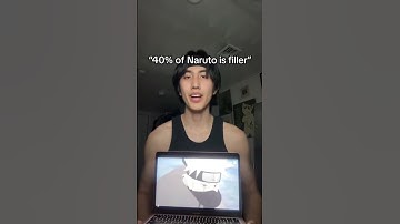 “40% of Naruto is filler” #anime #naruto