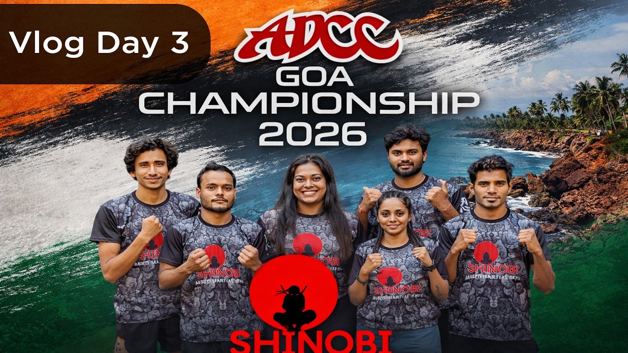 Day 3 vlog -ADCC Goa Grappling Nationals with Team Shinobi