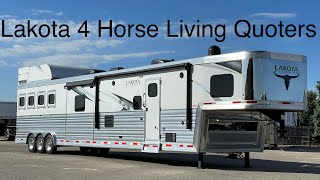 Lakota Bighorn BH23T2S 4 Horse Two Bedrom Living Quarters