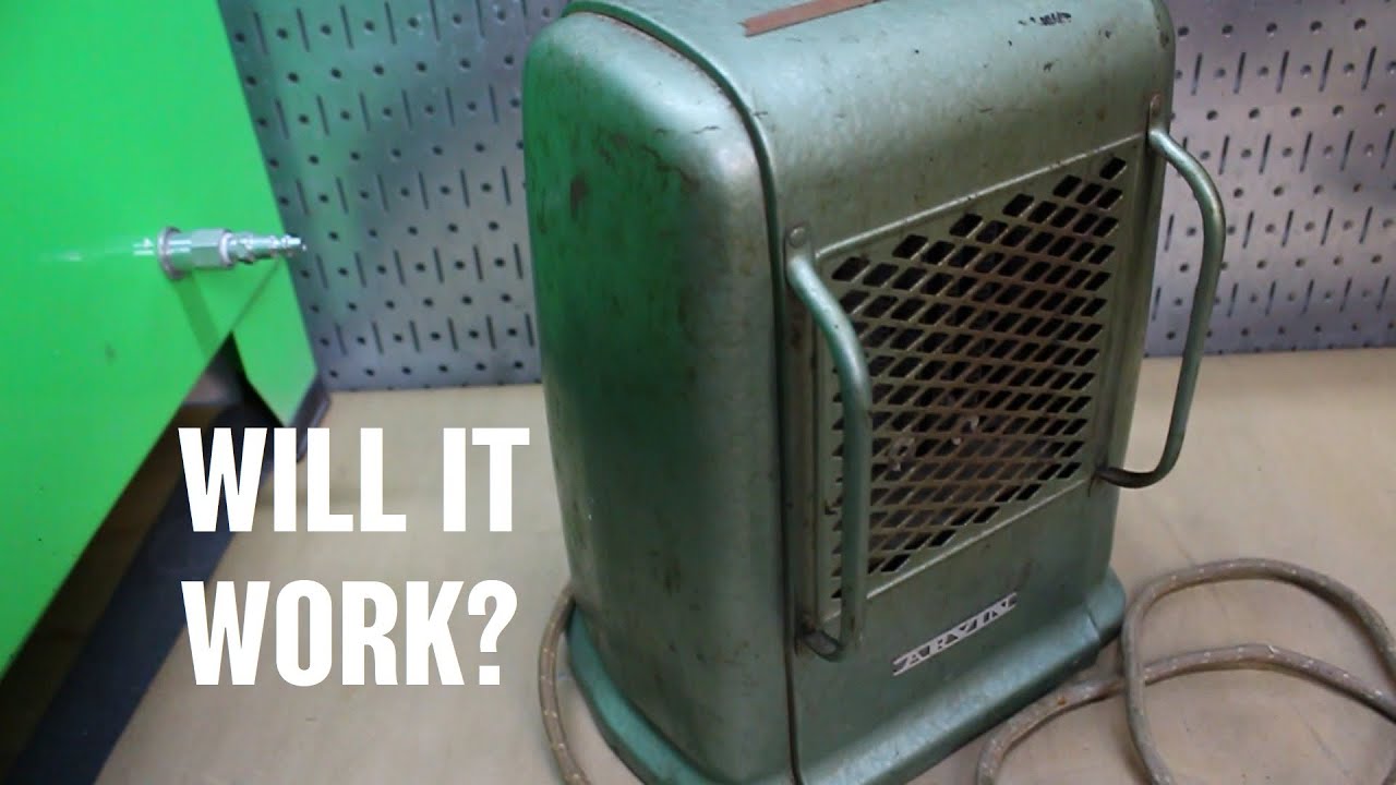 Vintage 1950's Arvin Space Heater Restoration.  Will it work?