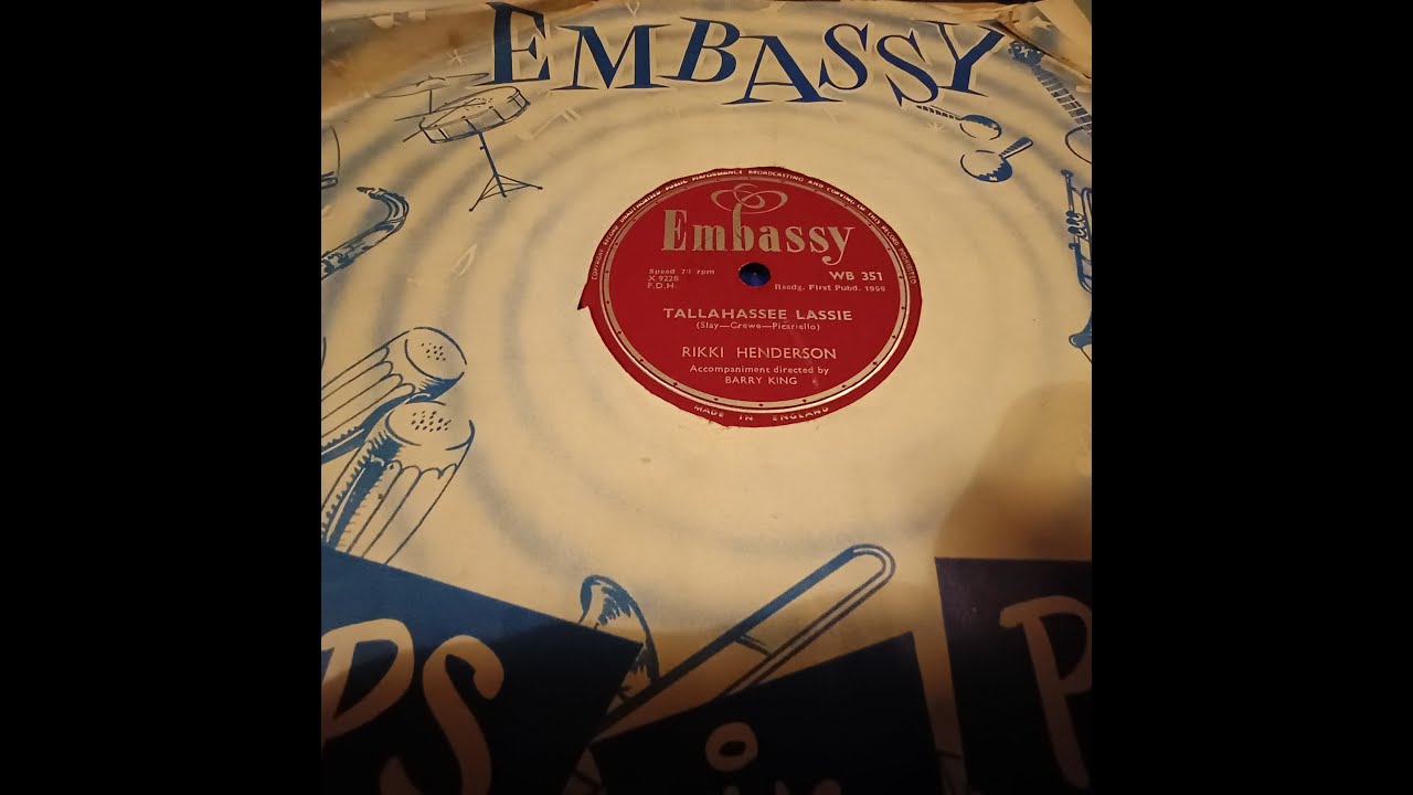 Tallahassee Lassie - Rikki Henderson - 78rpm