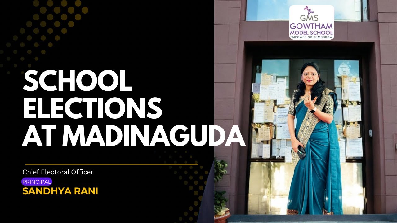 School elections at Gowtham model school Madinaguda branch #youtubevideo  #elections #school