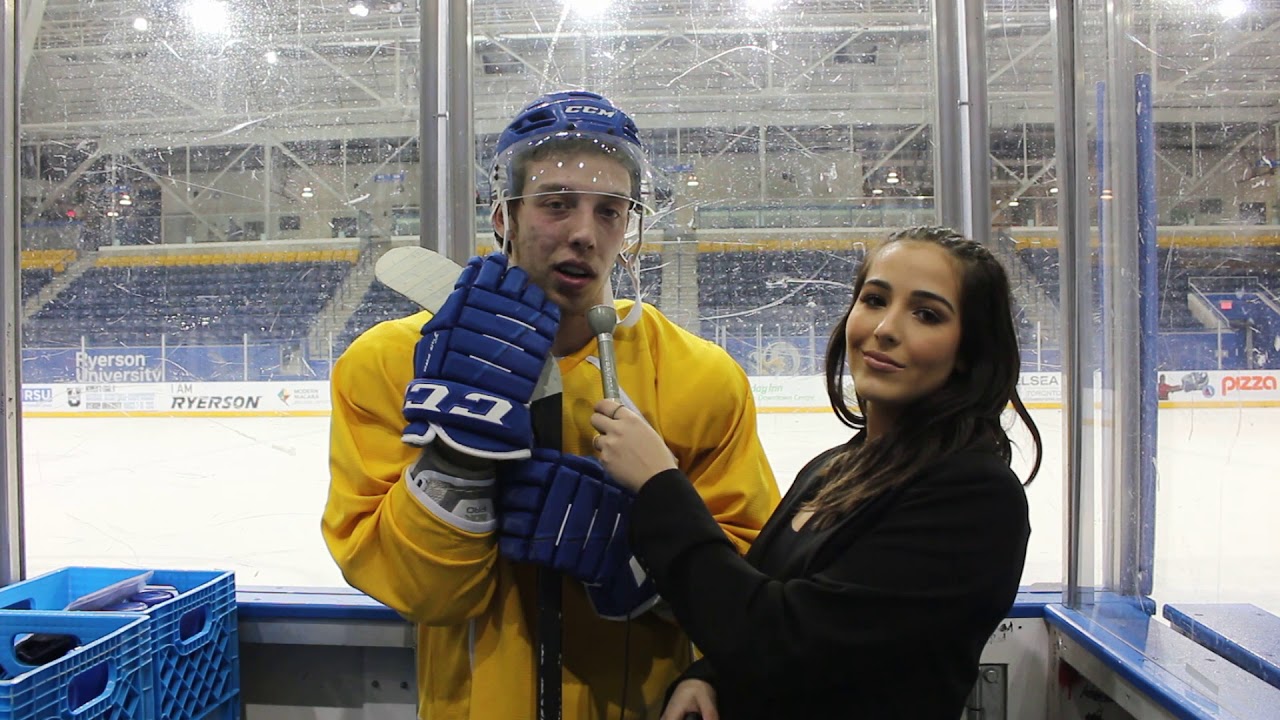 Nika Szeremeta Interviews Ryerson Rams Hockey Player