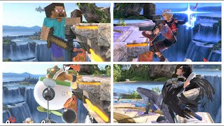 SSBU: Ledge Attacks HD  (No Clones)