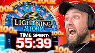 I PLAYED LIGHTNING STORM UNTIL I HIT AN 100X MULTIPLIER... I PLAYED LIGHTNING STORM UNTIL I HIT AN 100X MULTIPLIER...