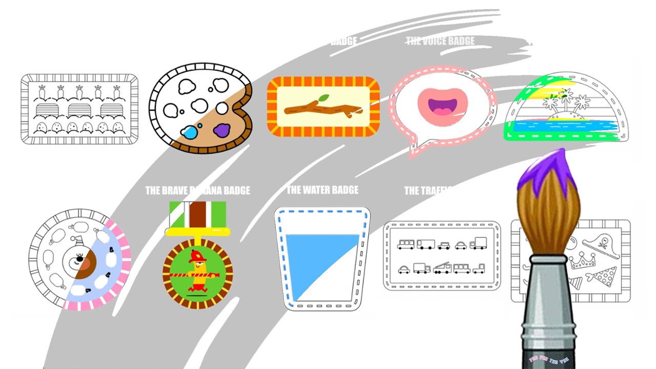 Colouring | Every Hey Duggee Badge - Part 9