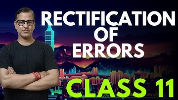 Rectification of Errors One Shot | Errors and their Rectifications | @star_commerce