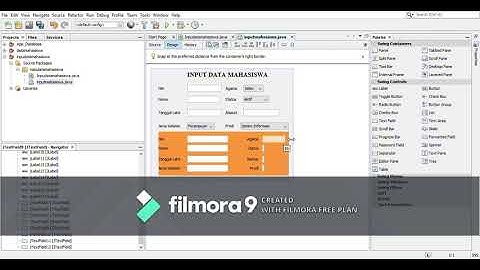 Aplikasi Input Data Mahasiswa (Netbeans)