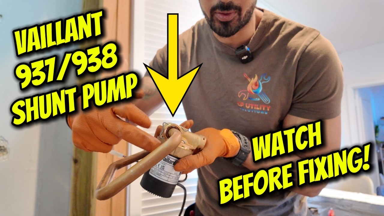 Не ошибитесь! Замена шунтирующего насоса Vaillant 937/938