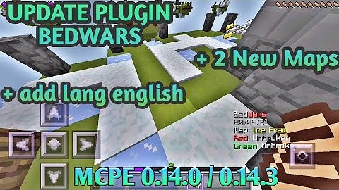 MINECRAFT McPe 0.14.X UPDATE PLUGIN BEDWARS MCPE 0.14.0/0.14.3