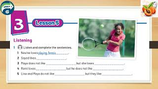 New Hello prep 1 listening with answers Unit 3  Lesson 5 Ex 1نصوص أستماع الصف الأول الأعدادي الوحدة3