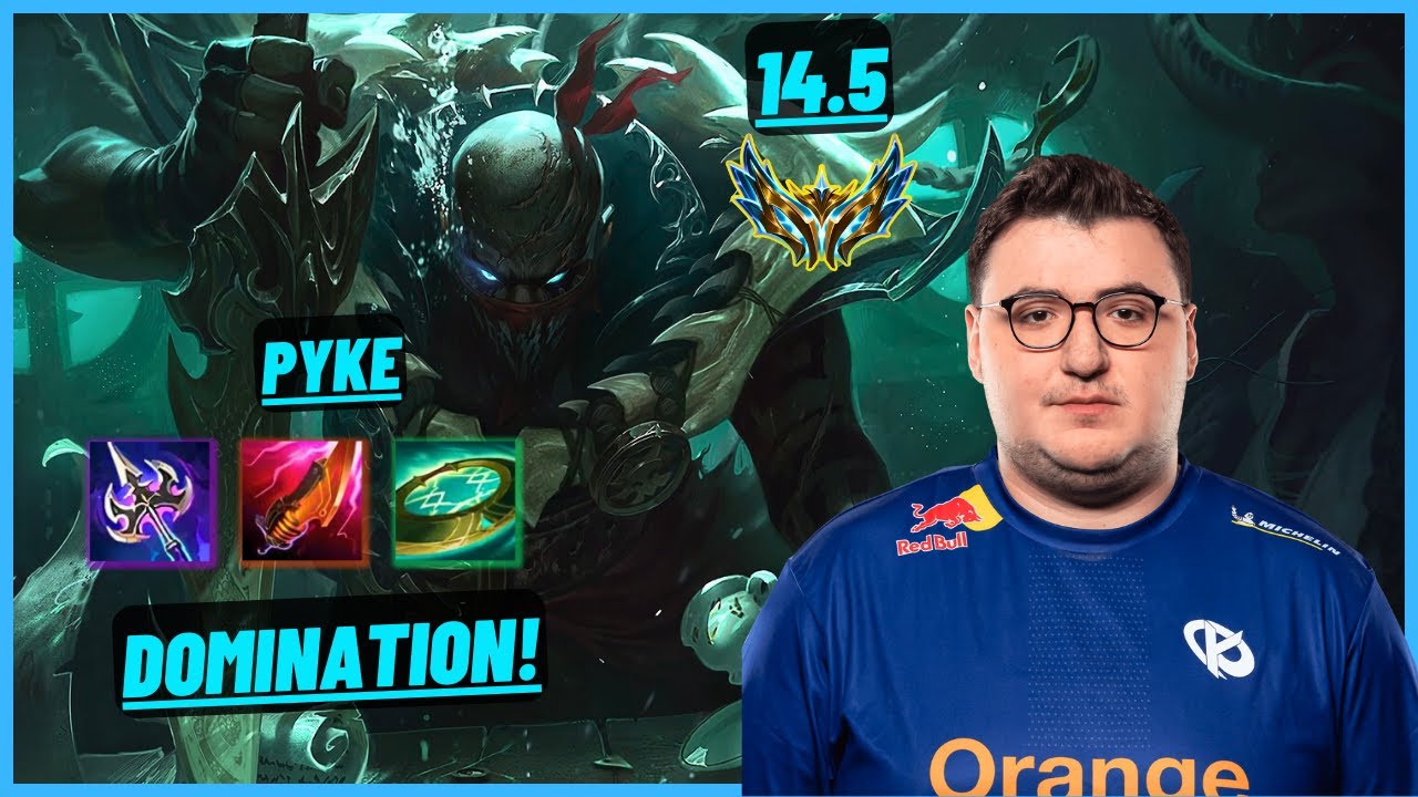 KCB FLESHY: PYKE VS KARMA (SUP) DOUBLE KILL, DOMINATION - EUW CHALLENGER - PATCH 14.5