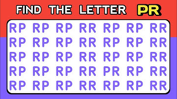 Test Your Observation Skills : Spot The Odd One Out | Find The Number And Letter Edition