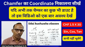 how to calculate chamfer  l chamfer programming with angle l how many types of chamfer in cnc