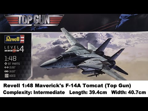 Revell 1:48 Maverick's F-14A Tomcat (Top Gun) Kit Review