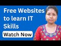 10 websites to learn it skills for free  sushmitamadhu