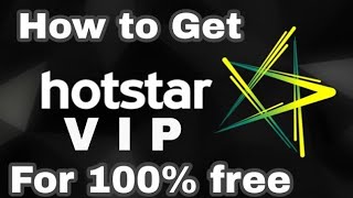 How to Get Hotstar VIP for Free (No cost)! Get Hotstar premium for free ! Enjoy Disney+ Hotstar