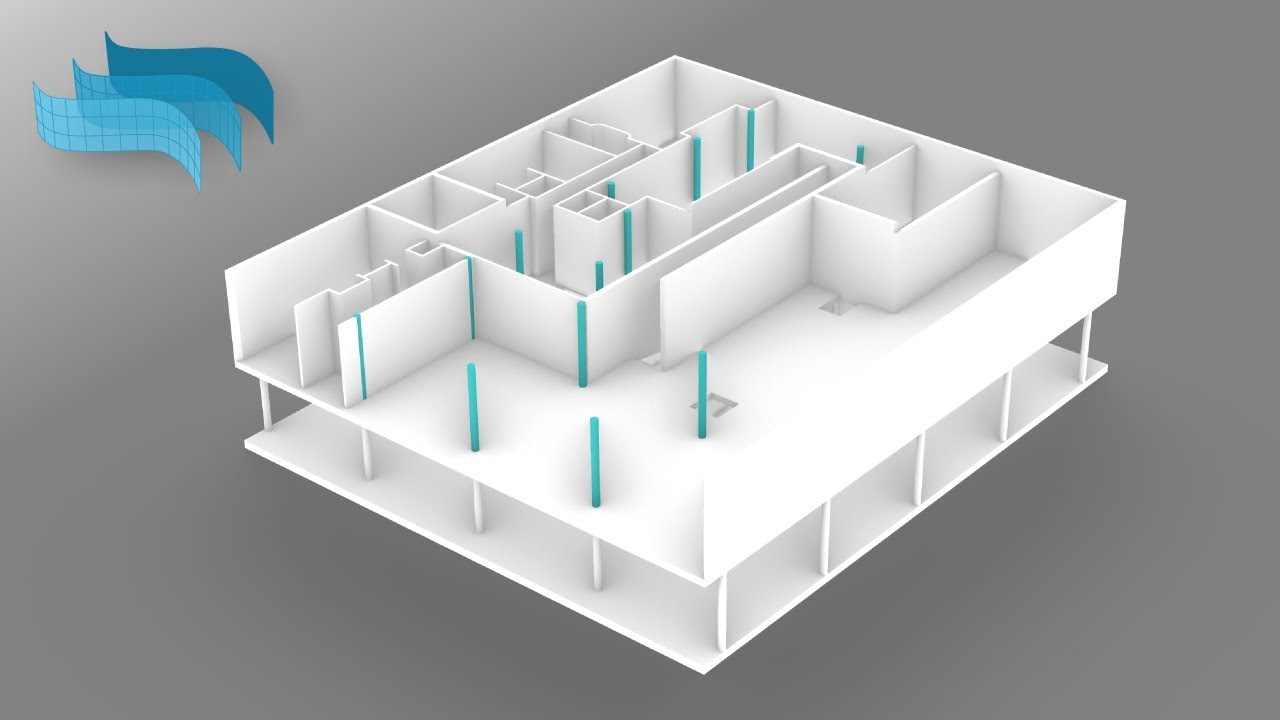 VisualARQ 2 tutorial - 3.3.2 First floor column styles - YouTube