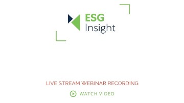 A-Team LIVE Webinar: Empowering Asset Managers and Owners with ESG Solutions