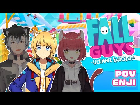 Anjing Kucing Ikut Lomba ?! | Fall Guys: Ultimate Knockout - LIVE MULTIPLAYER #3 (Vtuber Indonesia)