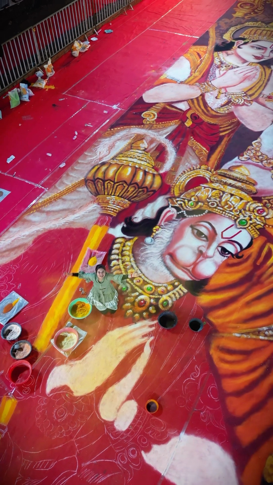 Comment karke bataiye ye RANGOLI kesi ban rahi hai ??? #shorts #artistshikshasharma