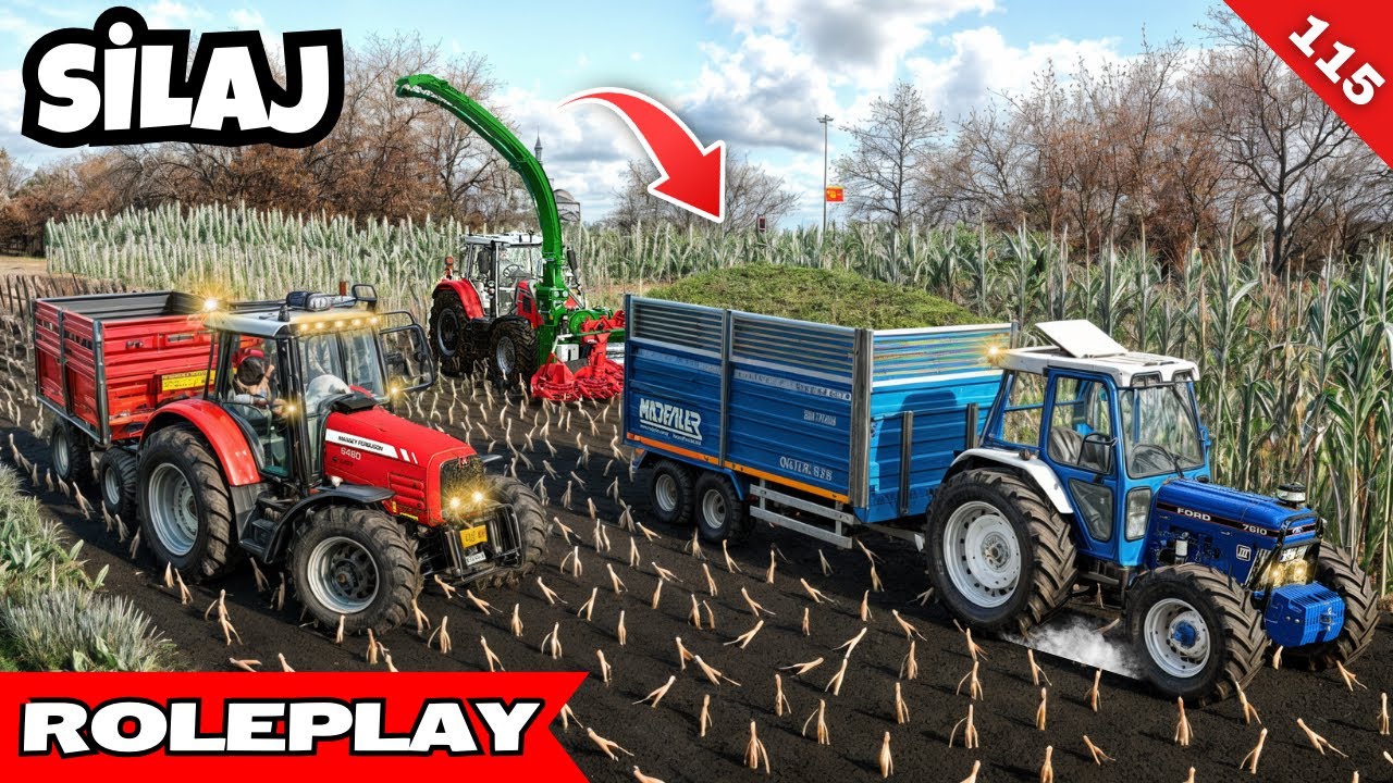 BATAK OSMAN'LA SİLAJ BİÇİYORUZ, YENİ TRAKTÖR | FS 22 GERÇEK HAYAT | MEDRP ANKARA | S3 B115