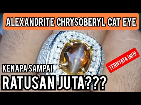 Sesuai janji gue divideo sebelumnya, sekarang gue mau review soal batu cat's eye alexandrite yang ha. 