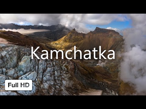 Kamchatka, Russia. Havadan manzara