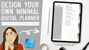 Skillshare Course Trailer: Design a Digital Planner in Affinity Designer (Desktop) and Keynote