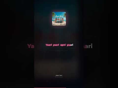Aapni Yaari — Lyric Video | Married Moonda (My Geet AI Beats)