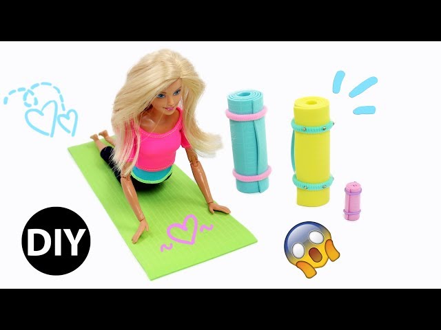 Betty Hazard with her favourite doll Yoga Mat