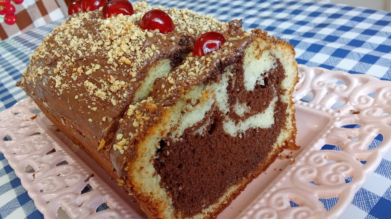 نوضي حضريه للقهوة 🍞كيك ماغبغي رخامي خفيف إسفنجي وبزاف بنين بمقادير اقتصادية سهلة و سريعة #اكسبلور