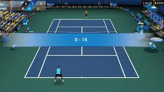 Play Tennis 3D game with wining all the way #Tenis3D #gameTennis screenshot 5