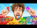 Eating Only ONE Color Food For 24 Hours 