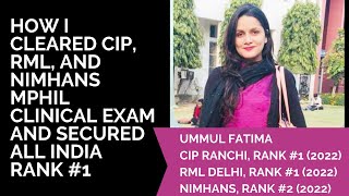 How to Clear CIP & NIMHANS MPhil Clinical Psychology Examination