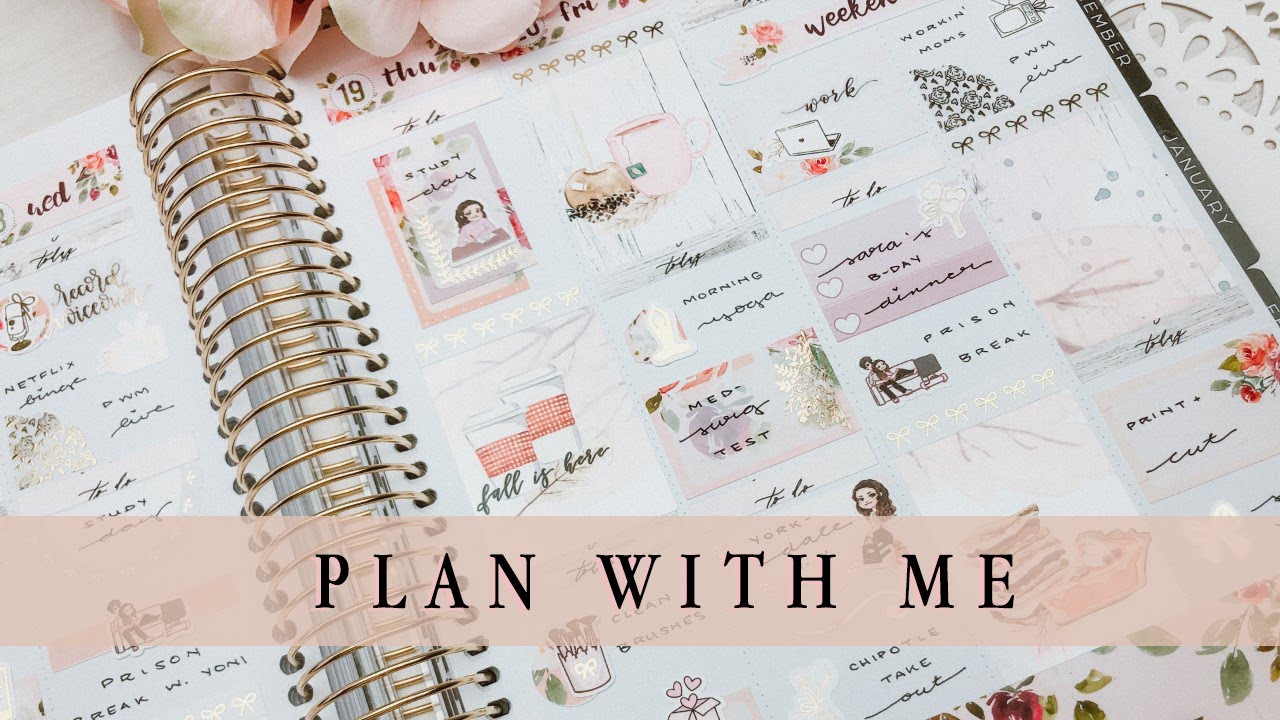 Plan With Me || ft. Paper Blush Bar + Oh So Paperies