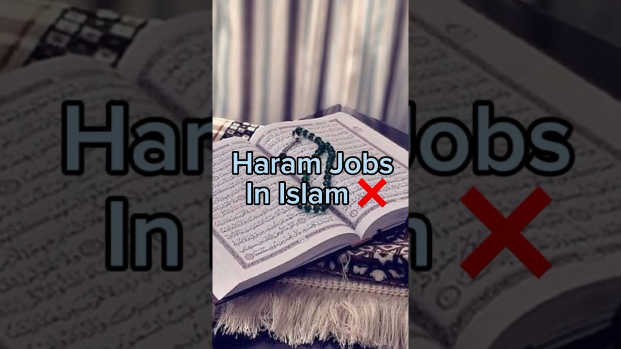 Haram Jobs in Islam 😭 YouTube