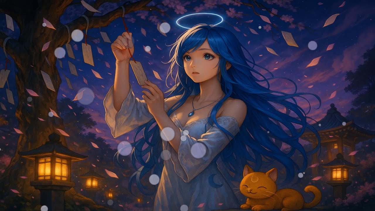 Luna’s Evening Wish | 1 Hour of Lo-fi Music for Reflection & Calm Energy