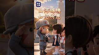 硝烟已散，长征精神从未远去，这万家灯火，正是无数先辈热血守望的期盼！山河无恙，薪火永相传 | 华语动漫