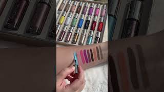 Swatching the @MOIRACosmetics Superhyped Liquid Pigments makeup colorfulmakeup swatches