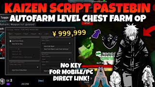 [🐺🛞Ten Shadows] KAIZEN Script Pastebin Autofarm Chest, Hop Farm, Combat, ESP, Autofarm Level💸📈