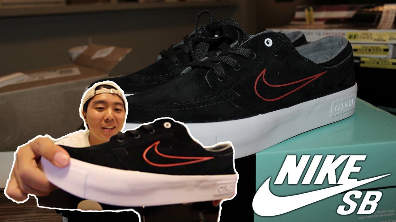 & Reviewing O'neill's First Nike SB Shoe! - YouTube