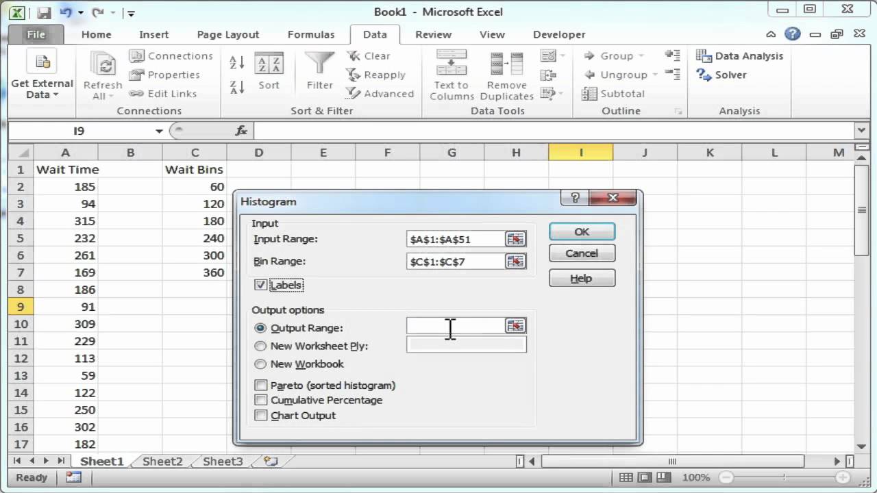 Create Histogram Chart In Excel