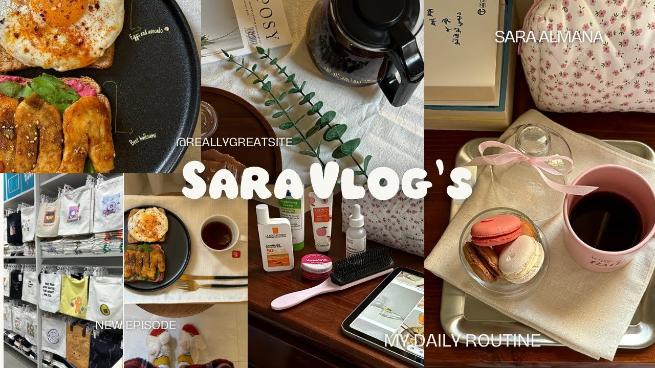 First Vlog. Match. صباحات هادئه . سوبرماركت . Breakfast 🍵🚿🥑🫐🍳🎀