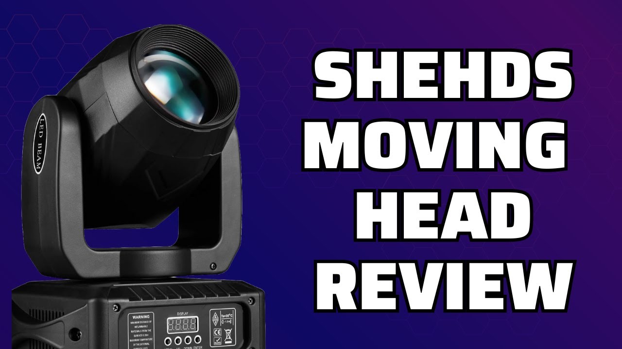SHEHDS 160W LED Beam & Spot & Zoom 3IN1 Moving Head Light