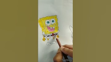 SpongeBob SquarePants and Patrick drawing colouring | part-1 | #shorts