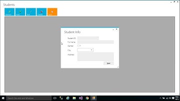 C# Tutorial - How to use WinForms Modern UI Metro Framework .Net | FoxLearn