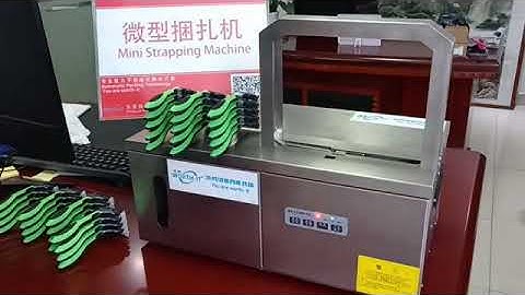 shavers razors strapping by mini strapping machine