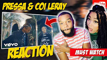 COUPLE REACTS TO PRESSA 🔥👀 | "Attachments" (Remix) by Pressa ft. Coi Leray *REACTION*