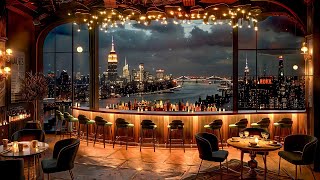 Jazz Saxophone Night Music 🍷 Luxury Bar Ambience with Slow Romantic Saxophone Jazz for Good Mood